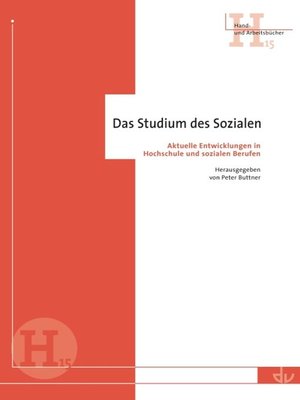 cover image of Das Studium des Sozialen